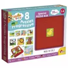 Carotina Baby Puzzle progresywne Zwierzątka Lisciani Dla dziecka Zabawki Puzzle