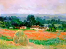 Haystack at giverny 1886 Claude Monet plakat Wymiar do wyboru 30x20 cm Dom i ogród Wyposażenie wnętrz Dekoracja Obrazy i plakaty