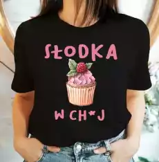 koszulka na śmieszny prezent dla kobiety słodka Odzież obuwie dodatki Odzież damska Tshirty i koszulki damskie