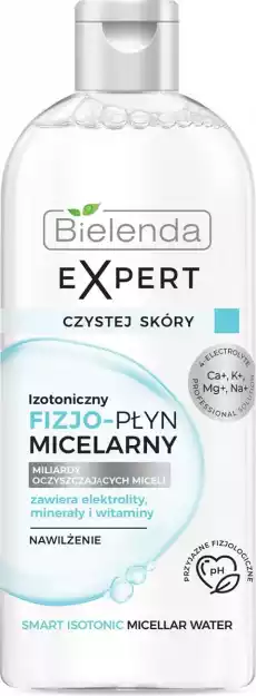 Bielenda Expert Czystej Skóry Izotoniczny Fizjopłyn Micelarny Nawilżenie 400ml Zdrowie i uroda Kosmetyki i akcesoria Makijaż i demakijaż Demakijaż