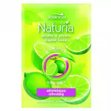 Naturia Body Liquid Soap mydło w płynie Limonka zapas 300ml Zdrowie i uroda Kosmetyki i akcesoria Kosmetyki i akcesoria do kąpieli Mydła