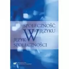 Społeczność w języku język w społeczności Książki Nauki humanistyczne