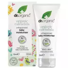 DrOrganic Calendula Unfragranced Baby Moisturizer bezzapachowy delikatny krem nawilżający dla dzieci 50ml Zdrowie i uroda Kosmetyki i akcesoria Pielęgnacja ciała Kremy i masła do ciała