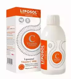 Liposomalna Witamina C 250 ml pomarańczowy smak Liposol Artykuły Spożywcze