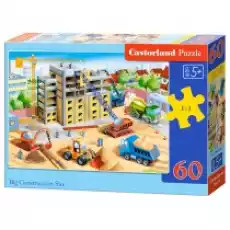 Puzzle 60 el Big Construction Site Castorland Dla dziecka Zabawki Puzzle