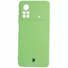 Etui Bizon Case Silicone do Xiaomi Poco X4 Pro 5G jasnozielone Telefony i akcesoria Akcesoria telefoniczne Etui