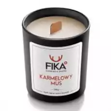 Fika CandlesGoods Świeca sojowa Karmelowy Mus 160 ml Dom i ogród Wyposażenie wnętrz Świece i aromaterapia