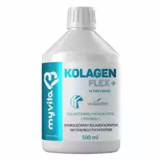 Kolagen Flex Active Liquid W Płynie 500 ml MyVita Zdrowie i uroda Zdrowie Witaminy minerały suplementy diety