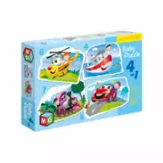 Puzzle baby 4w1 Pojazdy Multigra Dla dziecka Zabawki Puzzle