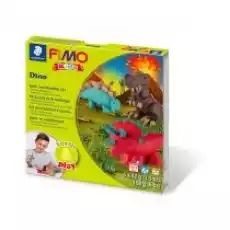 Staedtler Fimo Masa plastyczna termoutwardzalna Kids FormPlay Dinozaury 42g 4 kostki zestaw z akcesoriami Dla dziecka Zabawki Zabawki kreatywne