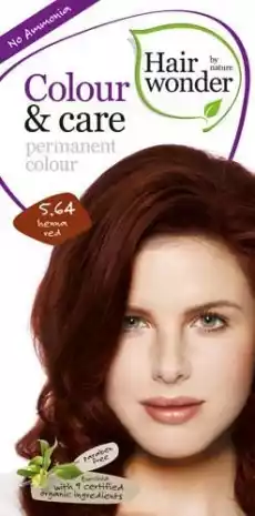 HAIRWONDER Colour Care Farba do włosów 564 Henna Red 100ml Zdrowie i uroda Kosmetyki i akcesoria Pielęgnacja i stylizacja włosów Farby i szampony koloryzujące