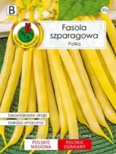 PNOS Fasola szparagowa Polka żółta karłowa Bestseller 30g Dom i ogród Ogród Kwiaty i nasionacebulki