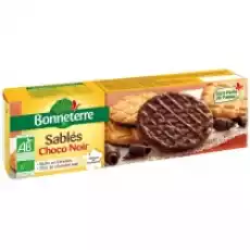 Bonneterre Ciastka oblane gorzką czekoladą 120 g Bio Artykuły Spożywcze Słodycze