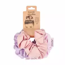 Glov Scrunchies zestaw gumek do włosów Light Pink 3szt Odzież obuwie dodatki Galanteria i dodatki Spinki i ozdoby do włosów