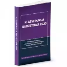 Klasyfikacja budżetowa 2020 Książki Prawo akty prawne