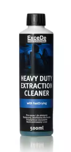 ExceDe Heavy Duty Extraction płyn do prania ekstrakcyjnego tapicerek 500ml Motoryzacja Pielęgnacja samochodu Pielęgnacja wnętrza samochodu