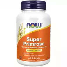 NOW FOODS Super Primrose 1300mg 60 sgels Olej z wiesiołka Zdrowie i uroda Zdrowie Witaminy minerały suplementy diety