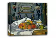 Dish of Apples Paul Cézanne obraz na płótnie Wymiar do wyboru 30x20 cm Dom i ogród Wyposażenie wnętrz Dekoracja Obrazy i plakaty