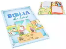 Biblia dla dzieci Pamiątka na chrzest z Dedykacją Dom i ogród