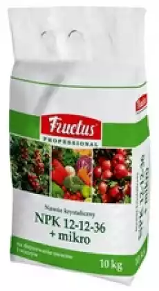 Fructus Professional 121236Micro 10kg Dom i ogród Ogród Nawozy do roślin i kwiatów