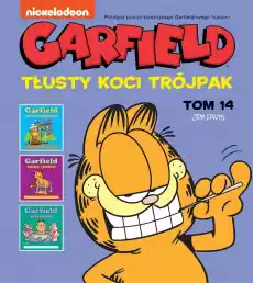 Garfield T14 Tłusty koci trójpak Książki Komiksy