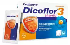 DICOFLOR 3 x 12 saszetek Zdrowie i uroda Zdrowie Leki Żołądek i jelita