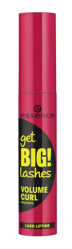 Essence get BIG lashes VOLUME CURL maskara podkręcająca 12ml Zdrowie i uroda Kosmetyki i akcesoria Makijaż i demakijaż Makijaż oczu