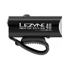 Lampka przednia lezyne hecto drive stvzo 40 40 luxów 140 lumenów usb czarna new Sport i rekreacja