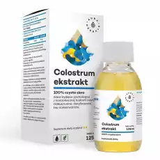 Aura Herbals Colostrum Ekstrakt 100 czysta siara bydlęca płyn 125ml Sport i rekreacja Odżywki i suplementy