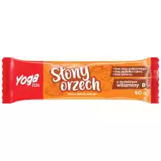 Baton Owocowy Słony Orzech 50 g Yoga Life Artykuły Spożywcze