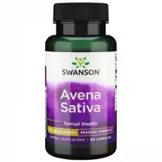 SWANSON Avena Sativa 575mg 60 kaps Artykuły Spożywcze