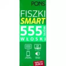 Fiszki Smart 555 słów Włoski Książki Nauka jezyków