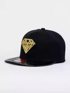 Czapka Z Daszkiem Snapback Czarna Royal Blue Slick Diamond Odzież obuwie dodatki Galanteria i dodatki Nakrycia głowy Czapki z daszkiem