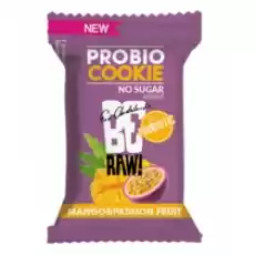 BeRAW Probio Cookie Mango Marakuja 18 g Artykuły Spożywcze Słodycze