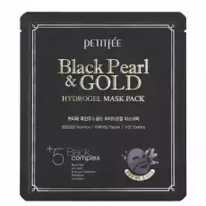 Black Pearl Gold Hydrogel Mask Pack nawilżającoodżywcza hydrożelowa maska w płachcie z czarną perłą i złotem 32g Zdrowie i uroda Kosmetyki i akcesoria Pielęgnacja twarzy Maseczki