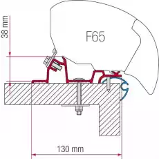 ZESTAW ADAPTERÓW DO MARKIZY FIAMMA F65 CARAVAN STANDARD Książki Poradniki Dom i ogród