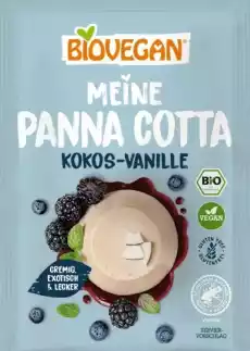 DESER KOKOSOWY PANNA COTTA W PROSZKU WEGAŃSKI BEZGLUTENOWY BIO 46 g BIOVEGAN Artykuły Spożywcze Zdrowa żywność