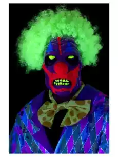 MASKA KLAUN CLOWN HALLOWEEN Świecąca w świetle UV Odzież obuwie dodatki Bielizna męska Skarpety męskie