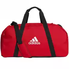 Adidas torba Tiro Duffle Bag M czerwona GH7269 Sport i rekreacja Sporty zespołowe Piłka nożna Akcesoria do piłki nożnej