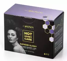 Elchim kapsułki przeciw puszeniu z olejkiem Hot Honey Care Supreme Glossy 12szt Zdrowie i uroda Kosmetyki i akcesoria Pielęgnacja i stylizacja włosów