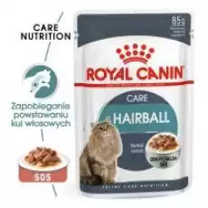 Royal Canin Hairball care adult karma mokra w sosie dla dorosłych kotów 85 g Dom i ogród Artykuły zoologiczne Koty