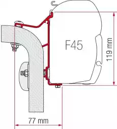 ADAPTER DO MARKIZY FIAMMA F45F70 HYMER VANB2 450CM Książki Poradniki Dom i ogród