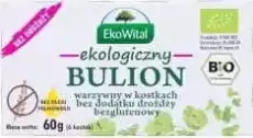 Bulion warzywny w kostkach bez drożdży bez oleju palmowego bezglutenowy BIO 60 g EkoWital Artykuły Spożywcze Przyprawy