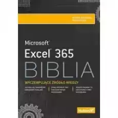 Excel 365 Biblia Książki Nauki ścisłe