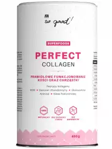 Fitness Authority So good Perfect Collagen kolagen wołowy 450g Zdrowie i uroda Zdrowie Witaminy minerały suplementy diety