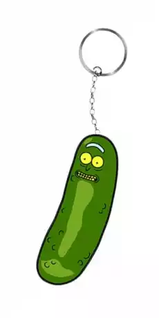 Rick and Morty Pickle Rick brelok Dom i ogród Artykuły zoologiczne Pozostałe akcesoria dla zwierząt