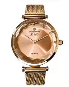 Klasyczny analogowy zegarek damski Peterson Biżuteria i zegarki Zegarki