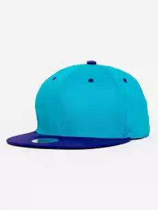 Czapka Z Daszkiem Snapback TurkusowoFioletowa Royal Blue Two Colors Blank Odzież obuwie dodatki Galanteria i dodatki Nakrycia głowy Czapki z daszkiem