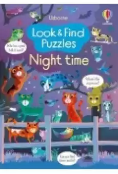 Look and Find Puzzles Night time Książki Dla dzieci