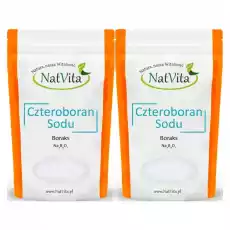 2 x Czteroboran Sodu Dziesięciowodny Boraks 900 g Natvita Borax Artykuły Spożywcze